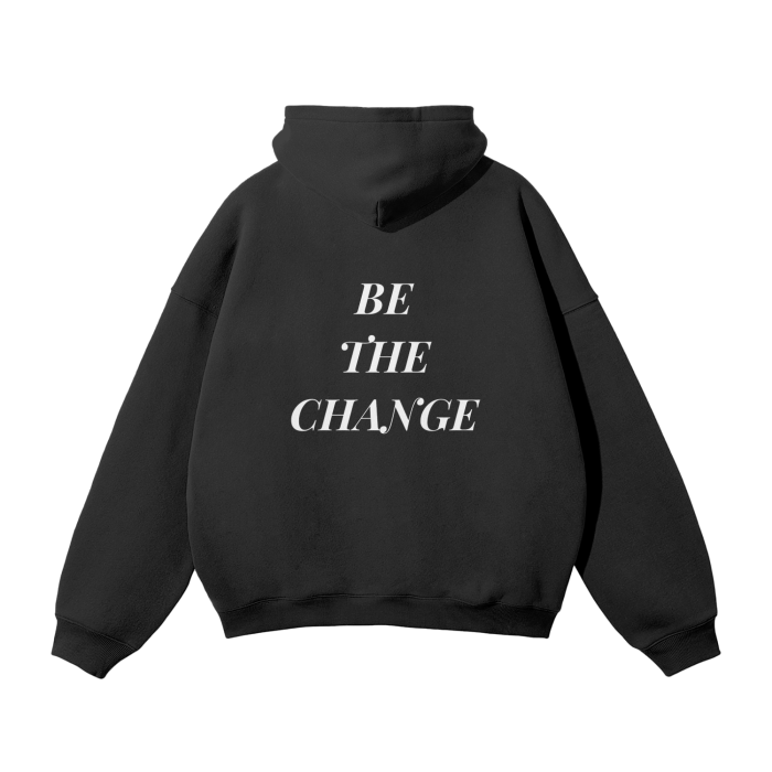 PRKR BLACK OVERSIZED HOODIE