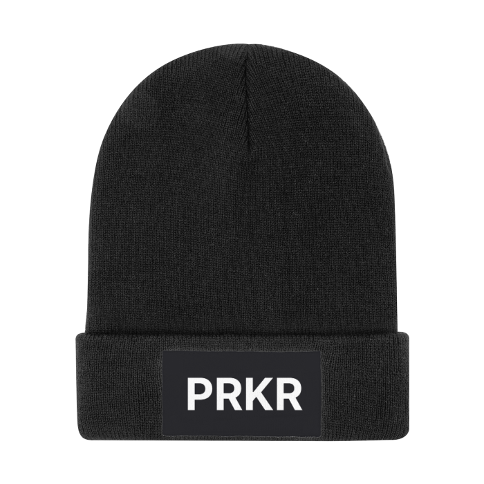 PRKR BLACK BEANIE